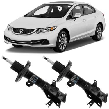 Imagem de 2 Amortecedor Honda Civic 2014 a 2016 Dianteiro Nakata