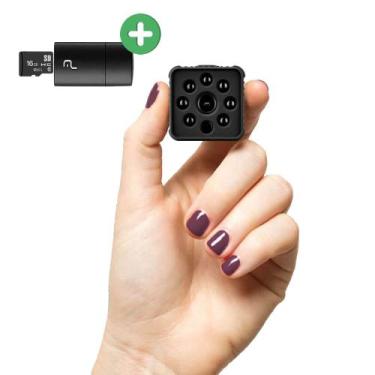 Imagem de Mini Câmera Espiã, Visão Noturna e Sensor Presença com Cartão 16GB  - 