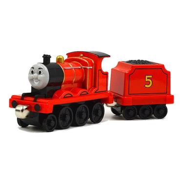 Imagem de Conjunto de trem de brinquedo Flmenunu James em escala 1:43 com magnético para crianças