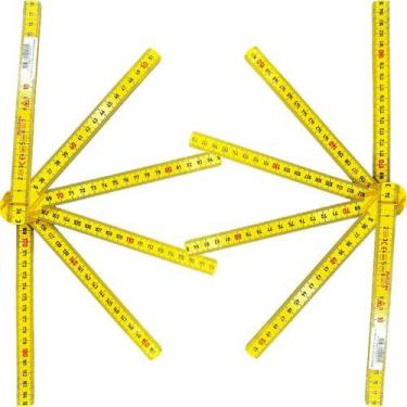 Imagem de Kit 2 Peças Metro Sueco 2m Hultafors 12 Dobras Profissional