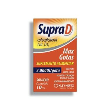 Imagem de Supra d max 2000ui/gota sol oral 10ml - Hertz