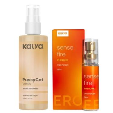 Imagem de Bruma Corporal Ilumina Dourado Perfume Sense Fire Feromonio - Kalya