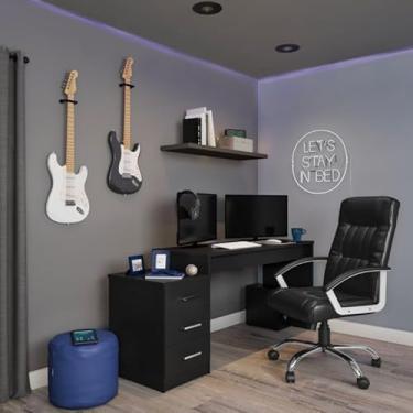 Imagem de Cadeira de Escritório Presidente Giratória Mindy Preta