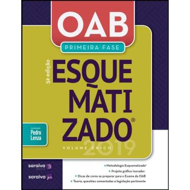 Imagem de Livro - OAB esquematizado® : Volume único : 1ª fase - 5ª edição de 201