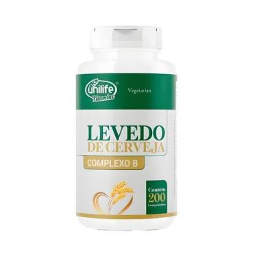 Imagem de Levedo De Cerveja + Complexo B 450mg 200 Comp Unilife