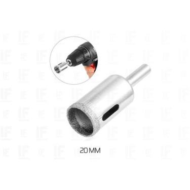 Imagem de Serra Copo Diamantada Broca 20mm Fura Vidro Granito - Amatools