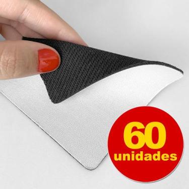 Imagem de Porta Copos para Sublimação base emborrachada Quadrado 60 un - Yaay