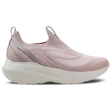 Imagem de Tênis Olympikus Clima Feminino Original, Solado Eleva +, Cabedal Leve e Respirável, Detalhe Traseiro com Elástico Degradê (Mist/Rosa, BR, Adulto, Numérico, 37)