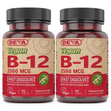 Imagem de Suplemento de vitamina B12 DEVA Vegan High Potency 2500mcg 180 comprim