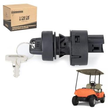 Imagem de 10L0L Carrinho de golfe interruptor para Yamaha Drive-Gas,Yamaha chaveiro conjunto com 2 chaves de suporte para Drive2 e Yamaha G22 Carrinhos de golfe com luzes de fábrica. JW6-H2510-00