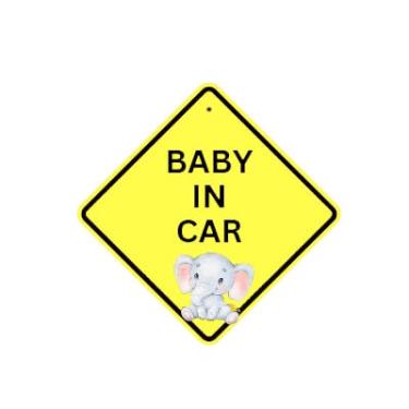 Imagem de KrazyKraft - Adesivo de bebê no carro, grau premium, fácil instalação, para carros, jipes, adesivo de para-choque, qualquer superfície lisa (5 x 5)