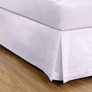 Imagem de Saia Para Cama Casal Buettner Sonata Lisa Branca