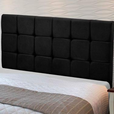 Imagem de Cabeceira Julia 1,95 M King Com Design Moderno Preto