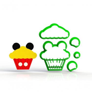 Imagem de Cortador Docinho Cupcake Mickey Tamanho 5 Cm