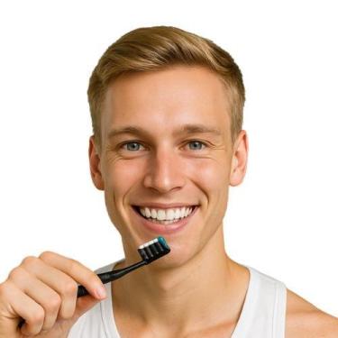 Imagem de Escova de dente Dental Navy + Fresh Macia com Limpador lingua Modelo N