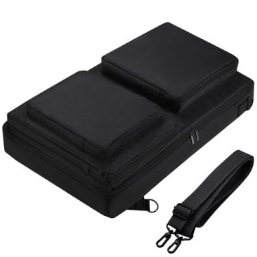 Imagem de Seracle Estojo De Transporte Portátil Para Viagem Compatível Com Controlador Ddj-Sr2 / Ddj-Rev1 S4 Mk3 Mixtrack Platinum Fx/Inpulse 500 E Fone Ouvido Dj (Preto)