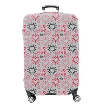 Imagem de Capas de Mala Bagagem para Viagem Protetora Diversas Estampas - De Car