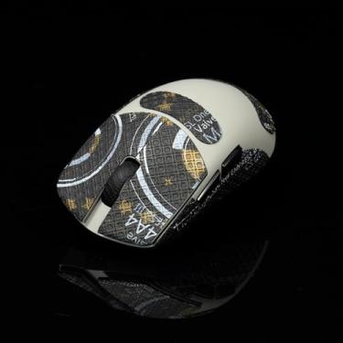 Imagem de Hokeyio Fita adesiva para Lamzu Atlantis Maya - antiderrapante, controle aprimorado, resistência ao suor, melhora a aderência FPS Gaming e a proteção do mouse [pré-corte] M4A4 0,4 mm