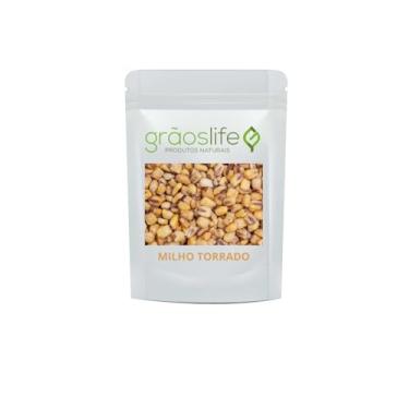 Imagem de Milho Torrado Mostarda e Mel Snack Crocante Saudável 1kg - Grãos Life