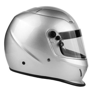 Imagem de Capacete de corrida Typhoon Helmets Snell SA2020 Silver X Large