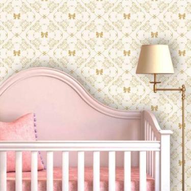 Imagem de Papel de Parede Infantil com Lacinhos 300 - Geral