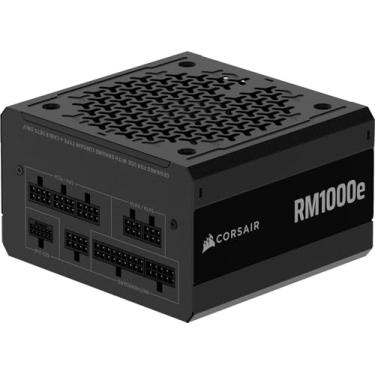 Imagem de CORSAIR RM1000e (2025) Fonte de alimentação ATX de baixo ruído totalmente modular com cabo 12V-2x6 – Compatível com ATX 3.1 e PCIe 5.1, eficiência Cybenetics Gold, capacitores classificados 105°C,