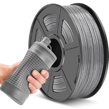 Imagem de JAYO Filamento TPU 1,75 mm cinza 1 kg, filamento flexível macio para impressora 3D 95A, precisão dimensional +/-0,03 mm, carretel de 1 kg para a maioria das impressoras 3D FDM