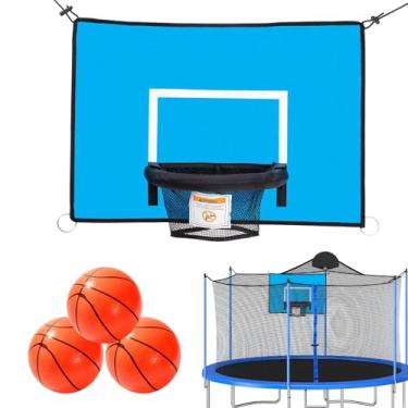 Imagem de Acessório De Aro De Basquetebol Para Trampolim - Acessório De Dunk Com Bolas Incluídas,Acessórios De Fitness De Montagem Para Cerca Para Ginásio Parque Infantil Jardim E Quadra
