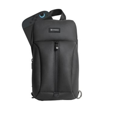 Imagem de Let’s Game Anywhere “Bolt” Sling Bag for Nintendo Switch 2 Compact Travel Crossbody Case with Adjustable Strap, Console Joy Con 2 with Accessory Storage, Lightweight Portable Daypack for Gamers