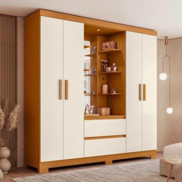 Imagem de Guarda Roupa Capelinha Casal 04 Portas Olímpia - Albatroz Móveis