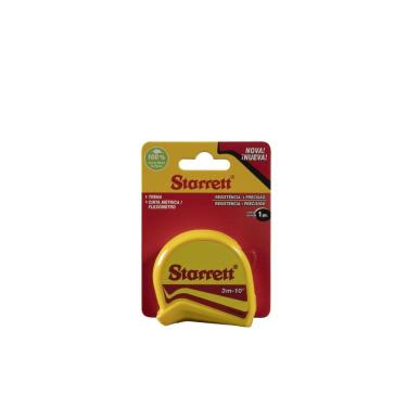 Imagem de Trena de Bolso 3 Metros C/ Blister  Linha Milímetros e Polegadas KTS12-3ME-S Starrett