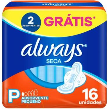 Imagem de Absorvente Always Seca com Abas Pequeno 16und