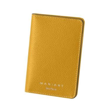 Imagem de Carteira de Couro Mariart Buriti, Açafrão