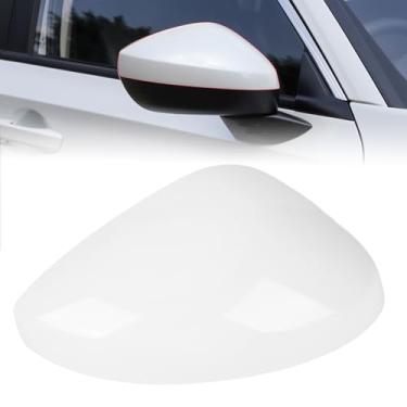 Imagem de RACBOX Capa de espelho lateral do passageiro tampa branca do espelho retrovisor compatível com 11th Civic 2022 2023 2024, versão sem luz de seta
