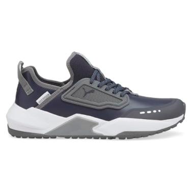 Imagem de PUMA Sapato de golfe masculino Gs.one, Blazer marinho/sombra silenciosa/sombra silenciosa, 9.5