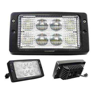 Imagem de Luz LED para trator de feixe alto e baixo 40 W para Claas Massey John Deere AZ41570, 3713134M91 3713135M1 compatível com colheitadeira de forragem John Deere 6650, 6750, 6850, 6950, 7180, 7200, 7220