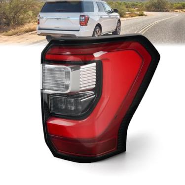 Imagem de Conjunto de luz traseira compatível com lâmpada de freio traseira de LED Ford Expedition 2018 2019 2020 2021, substitui # FO2800272 JL1Z13404H (lado direito do passageiro)