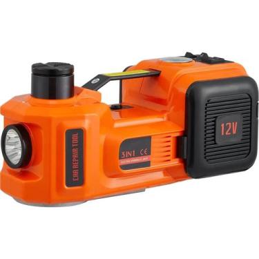 Imagem de Macaco Elétrico E Compressor 12v Completo 5 Toneladas - Shark Blue