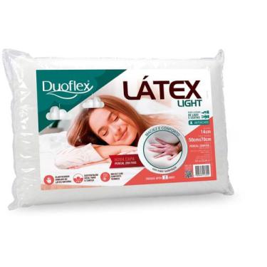 Imagem de Travesseiro Látex Light Duoflex 14cm