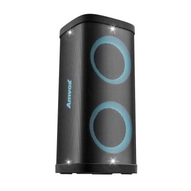 Imagem de Caixa de Som Amplificada Amvox ACA 1200 Party Vox Elite - Entrada USB, Cartão SD, FM, Led, Bluetooth, 1200W, Bivolt