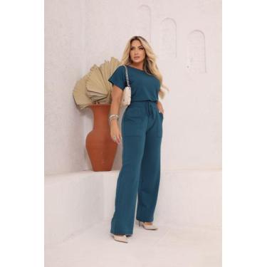 Imagem de Conjunto Moletinho Brenda - Catarina Velásquez, Azul petróleo, g1