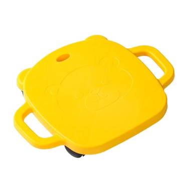 Imagem de Lljsszr Prancha Esportiva Sentada com Alças para Treinamento Sensorial Infantil em Parques E Academias, Amarelo