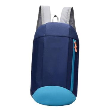 Imagem de Baoblaze Mochila de viagem, mochila casual, bolsa de acampamento para homens, mulheres, caminhada de fim de semana, Azul Profundo