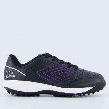 Imagem de Chuteira Umbro BR Futsal Society Juvenil Preta, 36