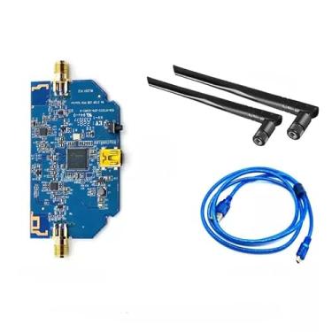 Imagem de Jingelmall Placa adaptadora USB WiFi sem fio com antena dupla de 6dBi para Ralink RT5572 RT5572N Kali Linux Windows Raspberry Pi IPTV com cabo USB