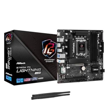 Imagem de ASRock B760M PG Lightning WiFi suporta processadores Intel Core de 13ª geração e 12ª geração (LGA1700)