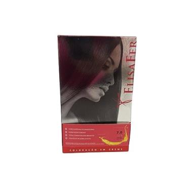 Imagem de Elisafer, Kit de coloração Permanente, Prefect Affair, Bisnaga 50g + Emulsão 75ml + Sache 30g, Nº 7.0, Louro Natural