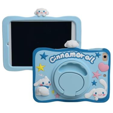Imagem de Capa de desenho animado para iPad mini 1/2/3/4/5 7,9 polegadas, suporte de silicone macio MONEHOYSY [à prova de quedas, à prova de choque, antiderrapante] capa traseira com suporte para crianças