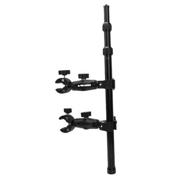 Imagem de Acouto Motocicleta Camera Mount Kit Bike Handlebar Double Clamp Mount Com 47in Selfie Stick para GO 2 GO 3 X3 X4 ONE X2 RS R Câmeras de Ação