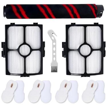 Imagem de Substituição de rolo e filtro de escova HZ3002 compatível com aspirador de pó com cabo ultraleve sem fio Shark HZ3002 HZ3000 Stratos, compare com a peça # XFFKHZ3000 XHFHZ3000